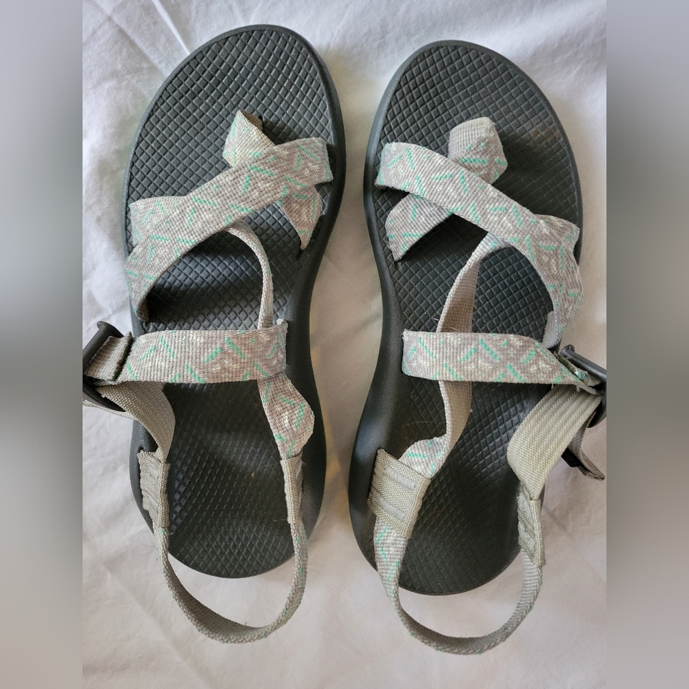 Chaco Z 2 (Z/2) Classic in  Elm Aqua blue gray sandal US size 8